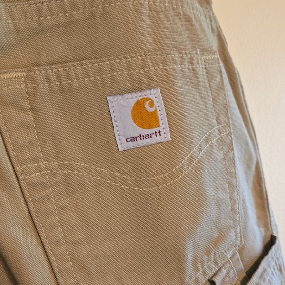 Carhartt Tan Flare Wide Leg Jeans for Versatile Elegance - Picture 5 of 5